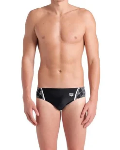 ARENA  - COSTUME SLIP GRAPHIC NERO CON DETTAGLI BIANCHI, 007620510