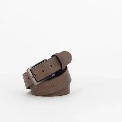 ARMATA DI MARE - Cinta da uomo beige in VERA PELLE