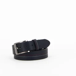 ARMATA DI MARE - Cinta da uomo blu in VERA PELLE