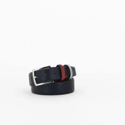 ARMATA DI MARE - Cinta uomo blu in VERA PELLE