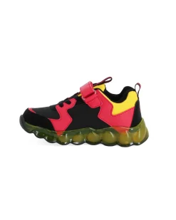 AVENGERS - Sneakers nera e rossa da bambino con luci e strappo