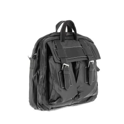 AVIREX- Cartella con patta doppio scomparto e tasca porta computer, tracolla rimovibile
