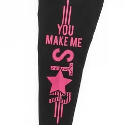 BACHATA - BIMBA LEGGINGS NERO/FUXIA