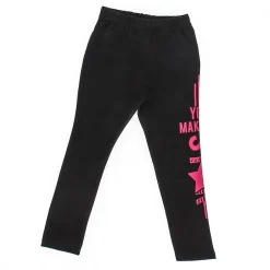 BACHATA - BIMBA LEGGINGS NERO/FUXIA