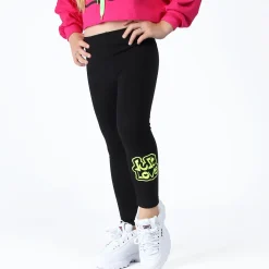 BACHATA - BIMBA LEGGINGS NERO/GIALLO