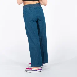 BACHATA - DONNA PANTA PALAZZO DENIM CON FIUSCIACCA