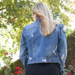 BACHATA - GIUBBINO JEANS BLU MEDIO