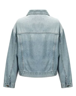 BACHATA - GIUBBINO JEANS DONNA CON STRAPPI E STRASS