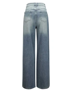 BACHATA - Jeans denim effetto sabbiato