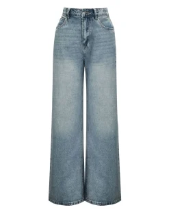 BACHATA - JEANS DONNA WIDE LEG A VITA ALTA