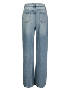 BACHATA - JEANS DONNA WIDE LEG A VITA ALTA