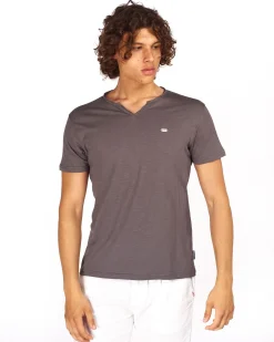 BACI &ABBRACCI - UOMO TSHIRT MEZZA MANICA SCOLLO V T.VIVO