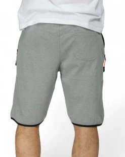 BERMUDA FELPA ZIP + STAMPA