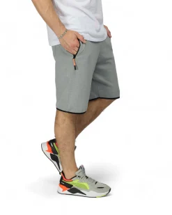 BERMUDA FELPA ZIP + STAMPA