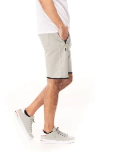 BERMUDA IN FELPA CON ZIP