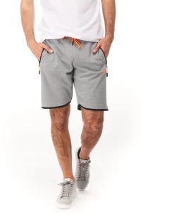 BERMUDA IN FELPA CON ZIP