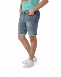 BERMUDA JEANS 5 TASCHE SABBIATO MEDIO