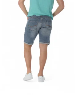 BERMUDA JEANS 5 TASCHE SABBIATO MEDIO