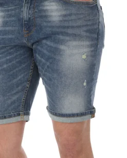 BERMUDA JEANS 5 TASCHE SABBIATO MEDIO