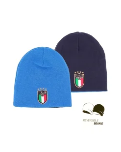 BERRETTO ITALIA FIGC REVERSIBLE NAVY-ROY