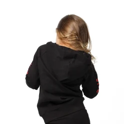 BIMBA FELPA FULL ZIP CON CAPPUCCIO