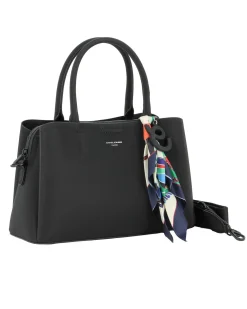 BORSA A MANO 2MANICI C/CHARM+FOULARD