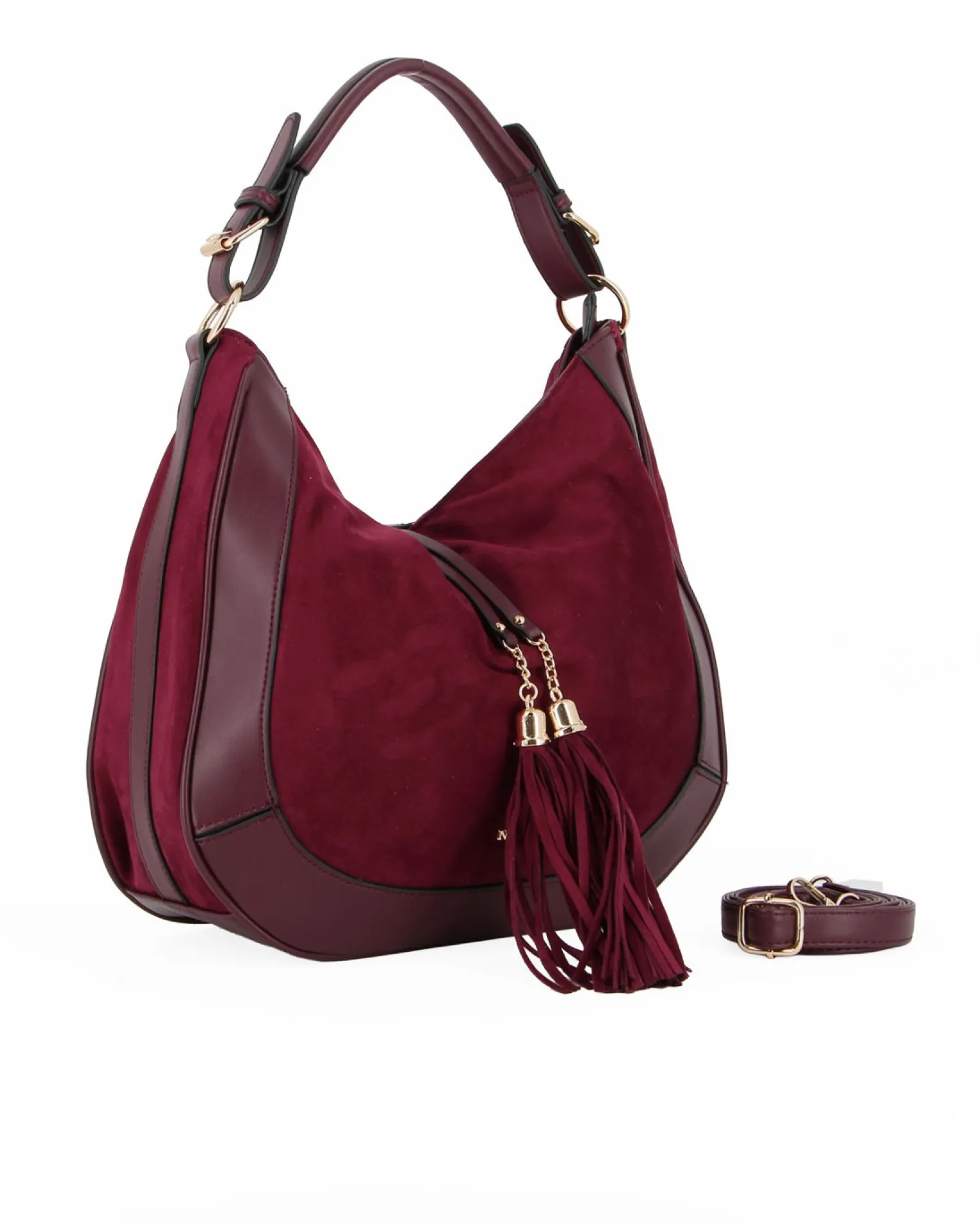 BORSA A SPALLA C/PENNACCHIO A FRANGE