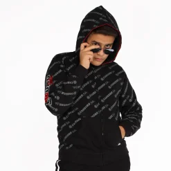 BOY FELPA FULL ZIP CON CAPPUCCIO