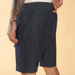 BREZZA DI - UOMO BERMUDA DENIM CON TASCONI