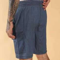 BREZZA DI - UOMO BERMUDA DENIM CON TASCONI