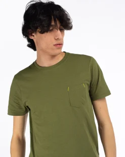 BROKERS - TSHIRT MEZZA MANICA BASILEO MILITARY