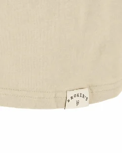 BROKER'S - Tshirt mezza manica con taschino e stampa