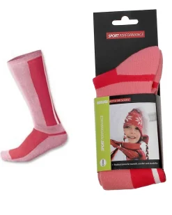 BRUGI - Calza sci rosa da bambina