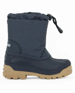 BRUGI - Doposci da bambino blu impermeabili, numerata 28/34