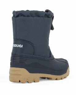 BRUGI - Doposci da bambino blu impermeabili, numerata 28/34