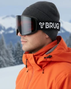 BRUGI - MASCHERA SCI UOMO NERA , ZJ1E-TB91- 500