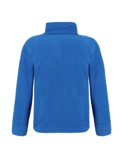 BRUGI - MICROPILE BLU MEZZA ZIP PER RAGAZZI