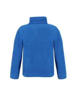 BRUGI - MICROPILE BLU MEZZA ZIP PER BAMBINI