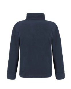 BRUGI - MICROPILE BLU MEZZA ZIP PER RAGAZZI