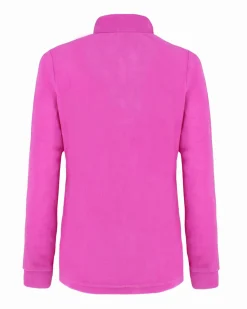BRUGI - MICROPILE FUXIA DA DONNA MEZZA ZIP