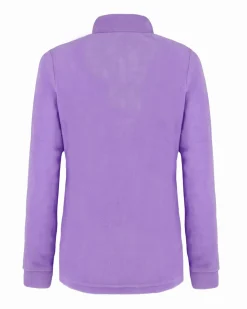 BRUGI - MICROPILE LILLA DA DONNA MEZZA ZIP