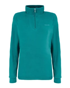 BRUGI - MICROPILE TUCHESE DA DONNA CON MEZZA ZIP