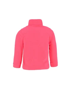 BRUGI - Pile da bambino rosa con mezza zip frontale