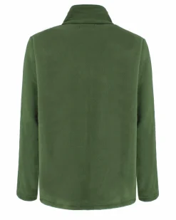 BRUGI - PILE FULL ZIP UOMO VERDE SCURO, 9GYI-TZ17_670