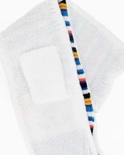 BRUGI  - SCIARPA NERA A RIGHE CON ORSETTO - YU4G-6435_QFY