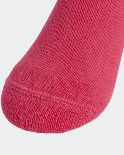 CALZE LIN KIDS CRW 3PP WHITE-PINK-FUXIA