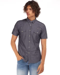 CAMICIA MANICA CORTA CHAMBRAY