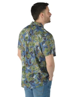 CAMICIA MEZZA MANICA COLLO SCIALLATO