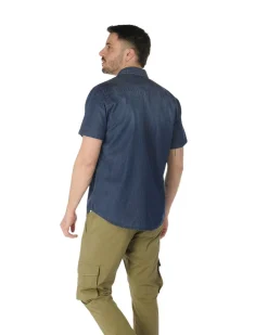 CAMICIA MEZZA MANICA JEANS