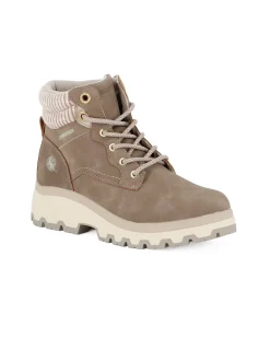 CANGURO - Scarponcino beige con lacci